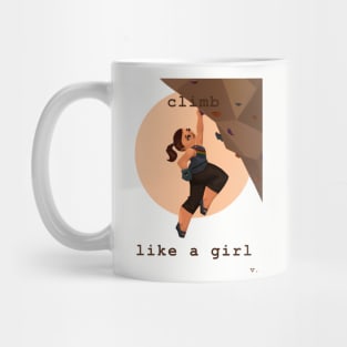 Climb Like a Girl Mug